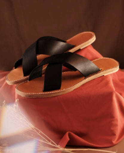 Les Sandales Infinies - Noir