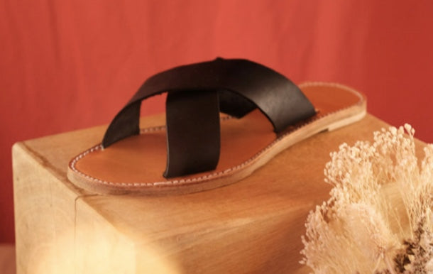 Les Sandales Infinies - Noir